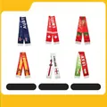 Nationalflaggen Schals Set mit Quasten für Fußballfans aus Spanien England und Portugal - Anpassbar (Andere Stile)
