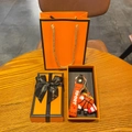 Orange basketball character keychain with matching gift box and branded carry bag - Basketball Style + Gift Box & Bag