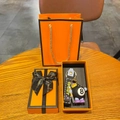 Creative number 8 billiards keychain set with sport wristlet and crown in gift packaging - Billiards Style + Gift Box & Bag