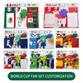 Set mit World Cup Fan-Zubehör mit Flaggen, Schals, Brillen und Gesichtsfarben-Sets - Mexiko Fans Anfeuerungs Set