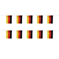 Close-up of durable polyester German flag bunting strings for outdoor event decoration - Bunting Flag