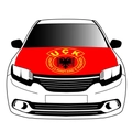 Elastic car hood flag with red UCK logo for World Cup fan car decoration accessories - KLA Flag / 110x150cm