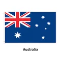 Durable 90x150cm Australian flag in polyester with metal grommets for easy hanging - Australia
