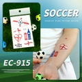 England soccer temporary tattoo stickers with flag and football designs for fans - England (EC-915)