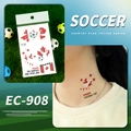 Canada football flag temporary tattoo stickers set EC-908 for sports fans party - Canada (EC-908)
