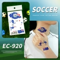 Temporary Australian flag soccer tattoos with kangaroo and emu designs for sports fans - Australia (EC-920)