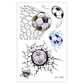 Waterproof world cup soccer temporary tattoo stickers for children in style EC-045 - Super Goal Soccer Style (EC-045) / 120*75mm