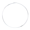 Minimalistische S925 Sterling Silber Schlangenkette Halskette mit S-Haken Verschluss - 925er Silber / 1mm / 45cm