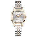 Orologio GEDI lusso donna con cassa in oro rosa e quadrante argentato con finitura a raggio - Cassa Oro Rosa Quadrante Bianco Cinturino Oro Rosa