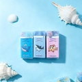 Set di 3 gomme da cancellare a fumetti Ocean Explorer in rosa e blu per bambini - Serie Oceano