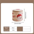 Cylindrical fine mesh laundry bag for bras with cute cartoon dog print, 15x17cm - 100g Brown Apple Dog Tote Bag (bra Pocket 15*17cm)