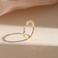 US 5 Segmented Inlaid Style (JZ-473) Gold