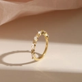 US 5 Marquise Pave Style (JZ-487) Gold