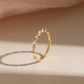 US 5 Wave Organic Texture Style (JZ-486) Gold