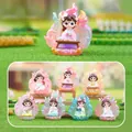 Miniature fox girl figurine set featuring 7 colorful ancient style blind box models - Prosperous Fairy Small Box Series / Full Box Set
