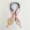 Correa ajustable de poliéster de 3,8 cm con grafiti de colores y ganchos dorados - Graffiti Rosa (Gancho Dorado)