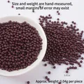 Brown mini 0.4cm simulated taro balls for DIY dessert decoration and crafts - 0.4cm / Brown