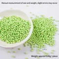 Miniature 4mm light green taro balls for DIY dessert decoration and handmade crafts - 0.4cm / Grass Green