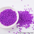 Purple 4mm simulation taro balls resin beads for DIY dessert decoration and crafts - 0.4cm / Purple