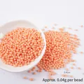 Pinkish orange 4mm miniature simulation dessert beads for DIY crafts and dollhouse toys - 0.4cm / Coral