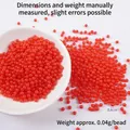 0.4cm red decorative simulation beads for DIY crafts and dollhouse dessert decoration - 0.4cm / Red