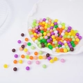 Colorful ball beads for DIY craft decoration and handmade dessert props in mixed colors - 0.6cm / Multicolor