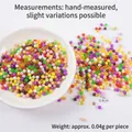 Colorful 0.4cm water gel beads for DIY dessert decoration and sensory play - 0.4cm / Multicolor