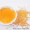 0.4cm orange faux taro pearls and sugar beads for DIY dessert decoration and toys - 0.4cm / Jelly Orange