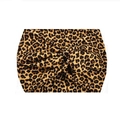 Elastic yoga headband with leopard print and twist design for fitness and sports - 57-Leopard Print