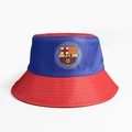 Reversible FC Barcelona bucket hat in red and blue stripes with embroidered club logo - M (56-58cm) / FC Barcelona