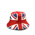 Outdoor bucket hat featuring a vibrant all-over print of the United Kingdom Union Jack flag - United Kingdom