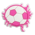 Accessoire de chaussure de football en PVC rose et blanc pour un style sportif - Style de Football Rose (01)