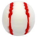 Charm en caoutchouc souple PVC style baseball 3D avec détails de couture rouges - Baseball