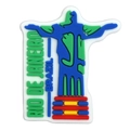Charm de chaussure en PVC avec le Christ Rédempteur et texte Rio de Janeiro Brésil - Le Christ Rédempteur (RIO DE JANEIRO)