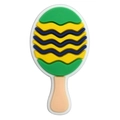 Charme de chaussure maraca brésilien en silicone souple coloré pour accessoires DIY - Maracas