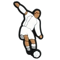DIY soccer player shoe charm made of soft PVC for sports themed footwear decoration - Dribbling Attacking Athlete Style B (29)