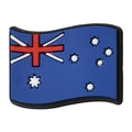 Ciondolo per scarpe bandiera australiana in PVC con decorazione in gomma a rilievo - Stile Bandiera Australia (01)