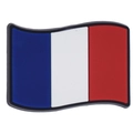 Cartoon wavy France flag PVC soft rubber charm for shoes and DIY accessories - France Flag Style (05)