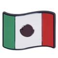 Cartoon style Mexico flag PVC charm for shoes and bags featuring a wavy 3D design - Mexico Flag Style (06)