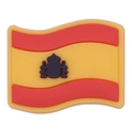 Spanish flag PVC soft rubber charm for DIY phone cases and clog shoes decoration - Spain Wave Flag Style (06)