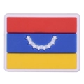 PVC shoe charm featuring the Venezuela flag design for DIY accessories and decorations - Venezuela Wave Flag Style (10)