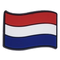 Dutch flag shoe charm made of soft PVC rubber with wavy 3D design for footwear decoration - Netherlands Flag Style (13)