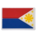 Philippines national flag PVC charm accessory for phone cases or shoes - Philippines Rectangular Style (17)