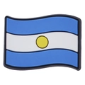 Argentina flag charm made of PVC soft rubber for shoes and DIY accessories decoration - Argentina Flag Style (16)