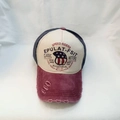 Casquette de baseball rétro style drapeau américain usée avec broderie Speed Riders - 55-59CM / Rouge Foncé