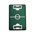 Charm per scarpe campo da calcio in PVC verde con linee bianche in rilievo 3D - Campo da Calcio (MQ161-24)
