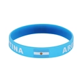 Argentina flag silicone sports wristband for 2026 World Cup supporters in light blue - 3 Argentina
