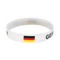 White silicone sport wristband featuring Germany flag and text for 2026 World Cup fans - 7 Germany