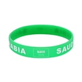 Saudi Arabia national flag silicone wristband in green for World Cup fans - 41 Saudi Arabia