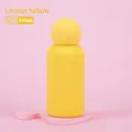 Lemon yellow 350ml stainless steel insulated water bottle with spherical lid - Lemon Yellow